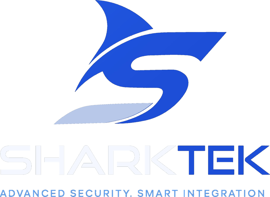 SharkTek Advanced Security and Smart Integration company logo.